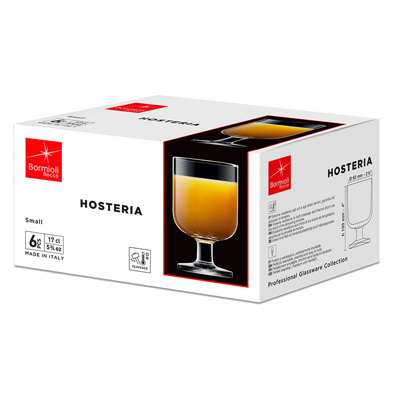 16 5 Cl Bormioli Rocco Hosteria Calice Vino Bianco In Vetro Temperato Set 6 Pezzi