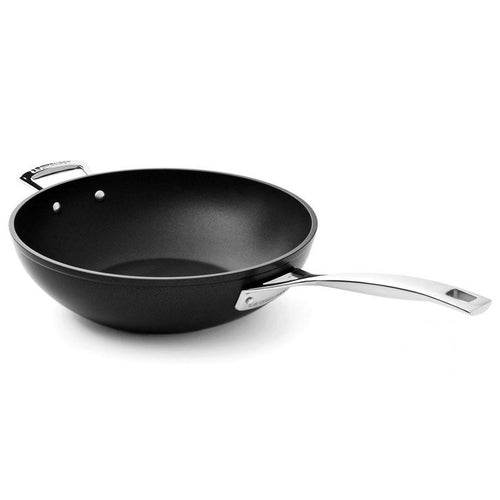 Le Creuset Les Forgees Wok Antiaderente In Alluminio Con Manico