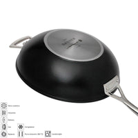 Le Creuset Les Forgees Wok Antiaderente In Alluminio Con Manico