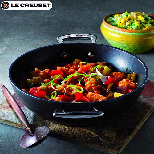 Le Creuset Les Forgees Wok Antiaderente In Alluminio Antiaderente