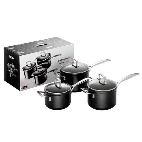 Le Creuset Les Forgees Set Casseruole In Alluminio Antiaderente Set 3 Pz