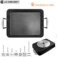 35X27 Cm Le Creuset Les Forgees Teglia Rettangolare In Alluminio Antiaderente