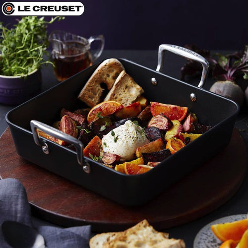 26X26 Cm Le Creuset Les Forgees Teglia Quadrata In Alluminio Antiaderente
