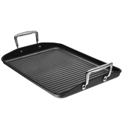 35X25 Cm Le Creuset Les Forgees Bistecchiera Rettangolare In Alluminio Antiaderente