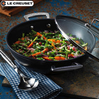 Le Creuset Les Forgees Tegame Basso Antiaderente In Alluminio Con Coperchio