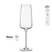 26 2 Cl Bormioli Rocco Nexo Calice Flute In Vetro Set 6 Pezzi