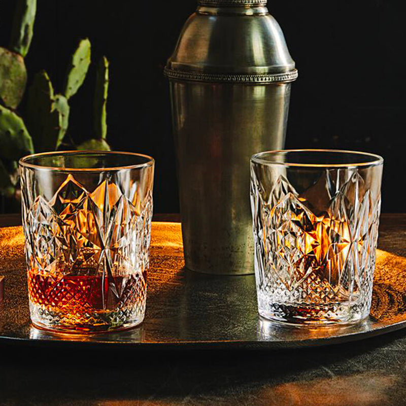 40 Cl Bormioli Rocco Stone Bicchiere Whisky In Vetro Set 6 Pezzi