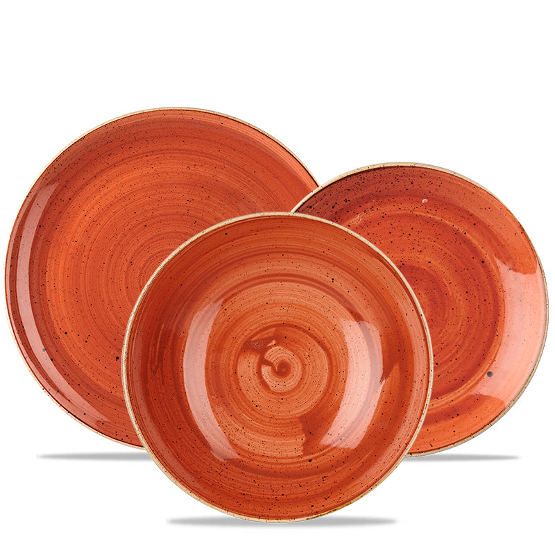 Churchill Stonecast Servizio Piatti In Porcellana Vetrificata Set 12 Pz