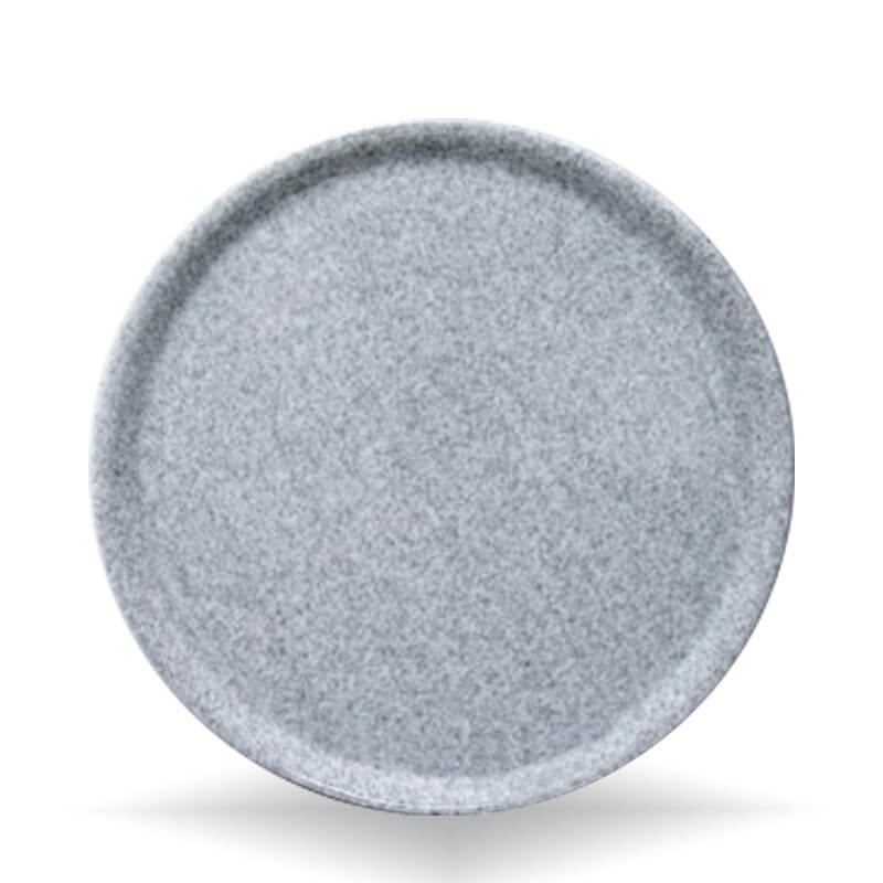 33 Cm Saturnia Granito Piatto Pizza In Porcellana Set 6 Pz