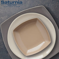 33 Cm Saturnia Napoli Piatto Pizza In Porcellana Set 6 Pz
