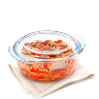 Pyrex Essentials Set Casseruole Rotonde In Vetro Borosilicato Con Coperchio Set 3 Pz