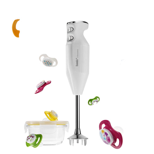 200 Watt Bamix Babyline Frullatore A Immersione In Acciaio Inox