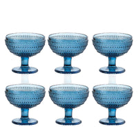29 Cl Diamante Coppa Dessert In Vetro Set 6 Pezzi