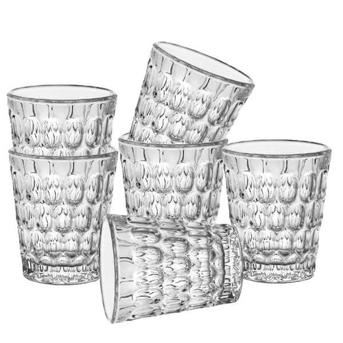 30 Cl Camelot Bicchiere Acqua In Vetro Set 6 Pezzi