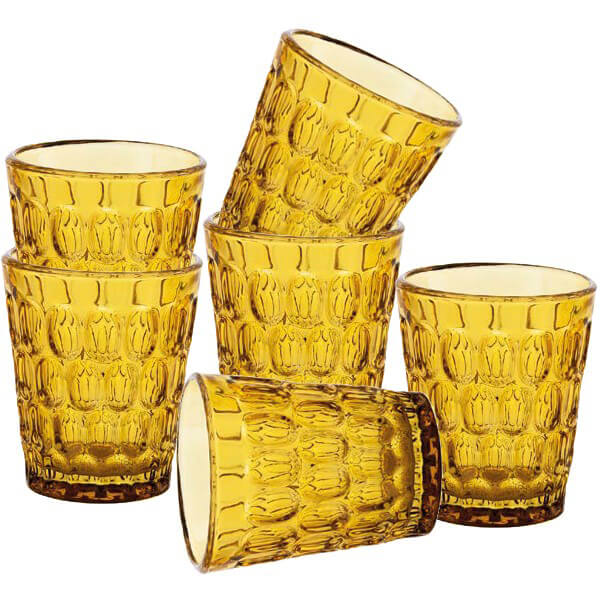 30 Cl Camelot Bicchiere Acqua In Vetro Set 6 Pezzi