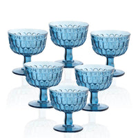 28 Cl Camelot Coppa Dessert In Vetro Set 6 Pezzi