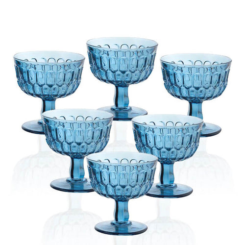 28 Cl Camelot Coppa Dessert In Vetro Set 6 Pezzi