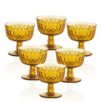 28 Cl Camelot Coppa Dessert In Vetro Set 6 Pezzi