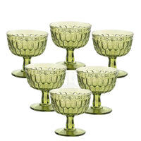 28 Cl Camelot Coppa Dessert In Vetro Set 6 Pezzi