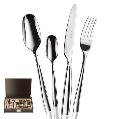 Pintinox Infinito Servizio Posate In Acciaio Inox Forgiato Set 24 Pz