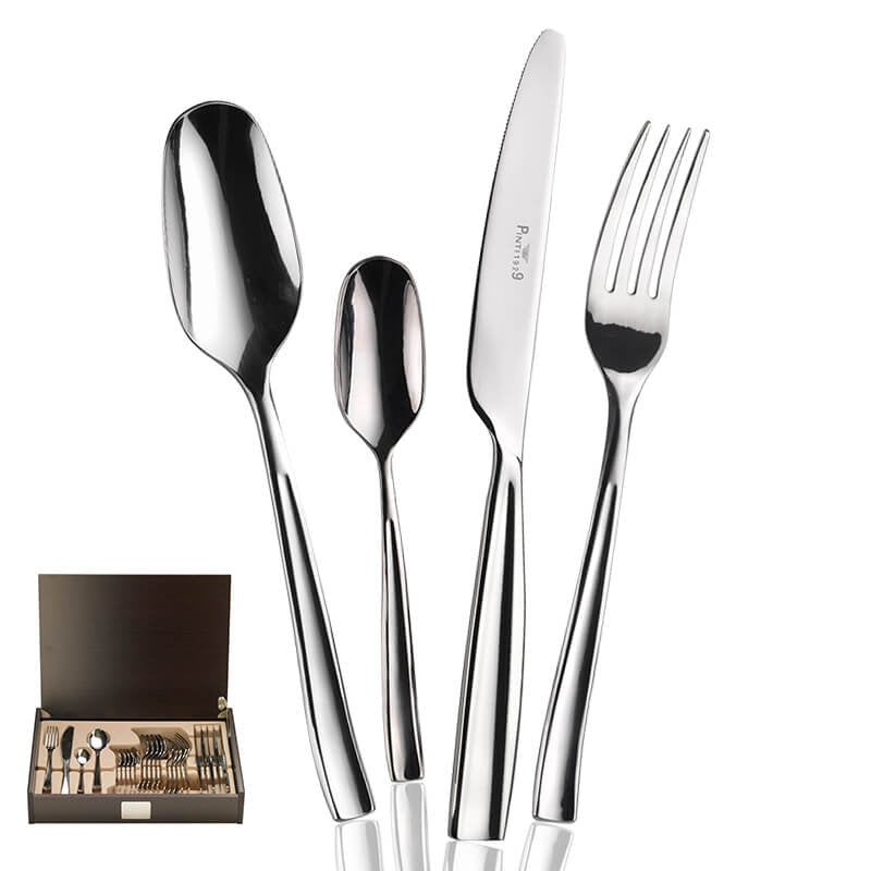 Pintinox Infinito Servizio Posate In Acciaio Inox Forgiato Set 24 Pz