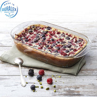 Duralex Ovenchef Pirofila Rettangolare In Vetro Temperato Set 3 Pz