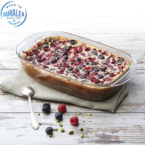 Duralex Ovenchef Pirofila Rettangolare In Vetro Temperato Set 3 Pz