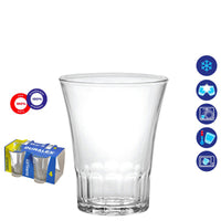 17 Cl Duralex Amalfi Bicchiere Multiuso In Vetro Temperato Set 4 Pz