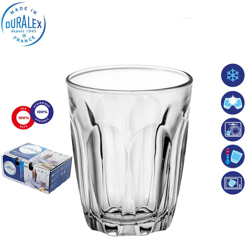 Duralex Provence Bicchiere Multiuso In Vetro Temperato Set 6 Pz