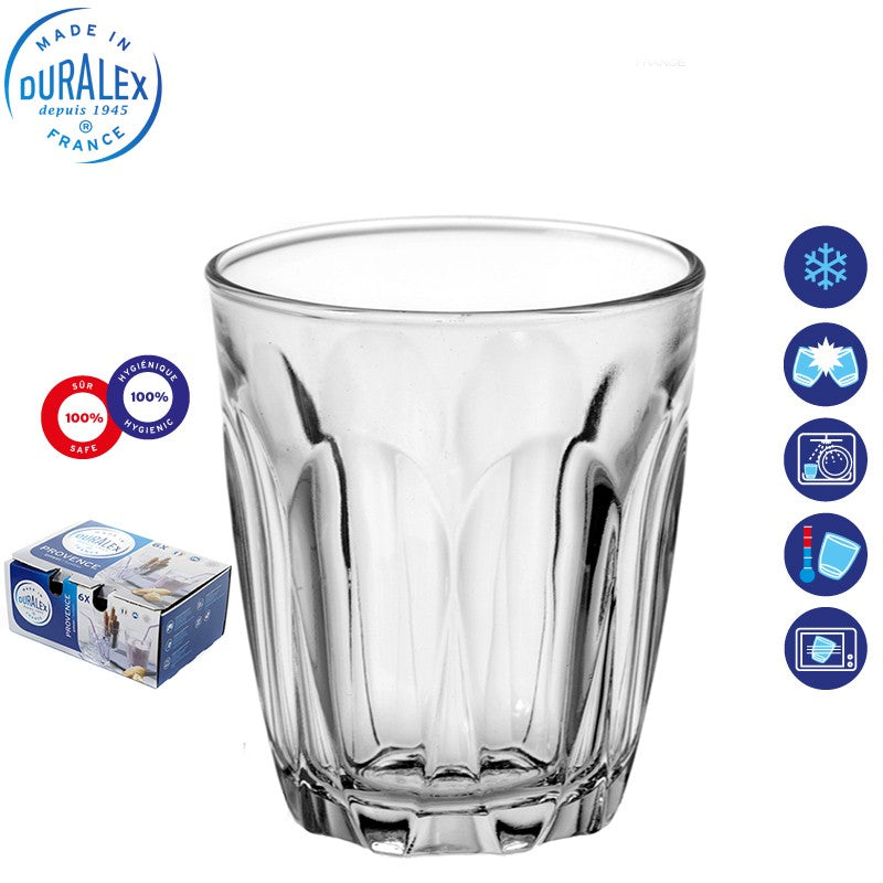 Duralex Provence Bicchiere Multiuso In Vetro Temperato Set 6 Pz
