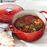 24 Cm Le Creuset Cocotte Evolution Casseruola Rotonda In Ghisa