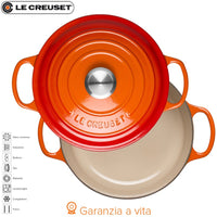 24 Cm Le Creuset Cocotte Evolution Casseruola Rotonda In Ghisa