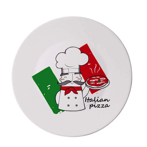 33 Cm Bormioli Rocco Ronda Piatto Pizza In Vetro Opale Temperato Set 2 Pz