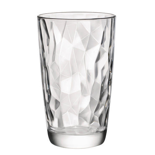 47 Cl Bormioli Rocco Diamond Bicchiere Bibita In Vetro Set 6 Pezzi