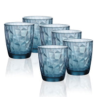 30 5 Cl Bormioli Rocco Diamond Bicchiere Acqua In Vetro Set 6 Pezzi
