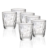 30 5 Cl Bormioli Rocco Diamond Bicchiere Acqua In Vetro Set 6 Pezzi