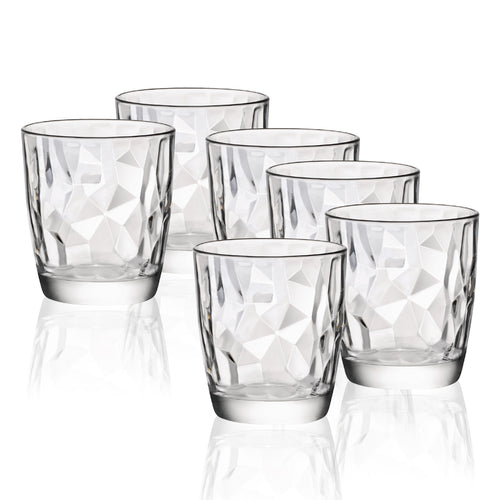 30 5 Cl Bormioli Rocco Diamond Bicchiere Acqua In Vetro Set 6 Pezzi