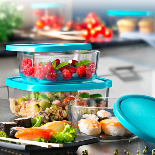 Bormioli Rocco Frigoverre Classic Contenitore Per Alimenti Set 3 Pz