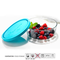Bormioli Rocco Frigoverre Classic Contenitore Per Alimenti Set 4 Pz