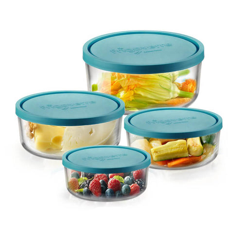 Bormioli Rocco Frigoverre Classic Contenitore Per Alimenti Set 4 Pz