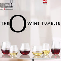 Riedel O Value Set Bicchieri Vino Cabernet Merlot Viognier Chardonnay In Vetro Set 8 Pezzi