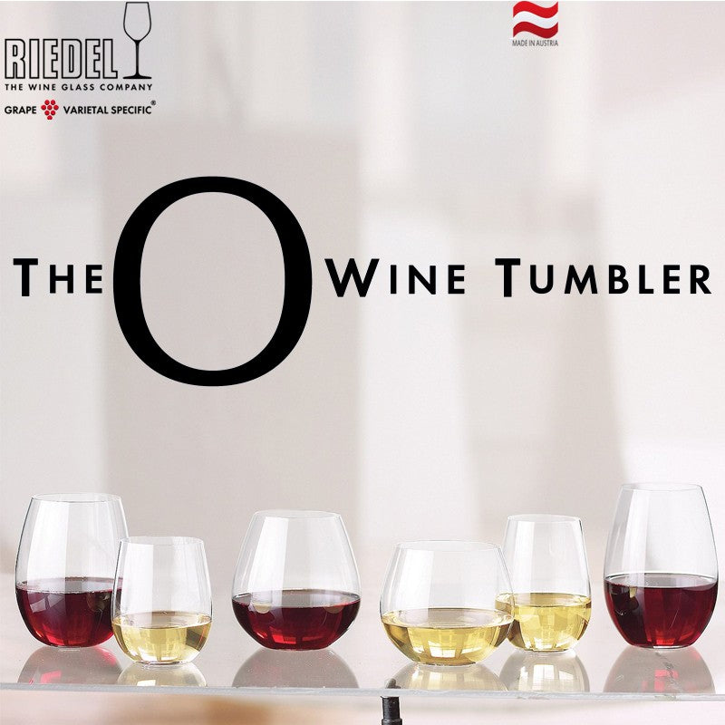 Riedel O Value Set Bicchieri Vino Cabernet Merlot Viognier Chardonnay In Vetro Set 8 Pezzi