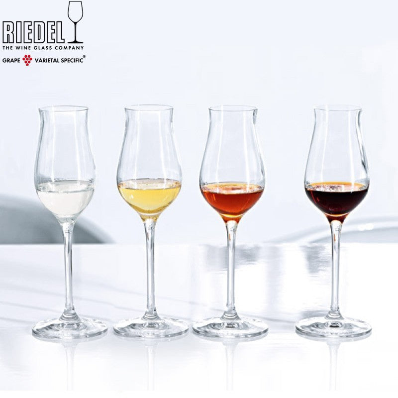 15 2 Cl Riedel Veritas Calice Grappa In Vetro Soffiato Set 2 Pezzi