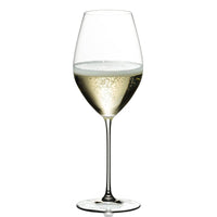 65 Cl Riedel Veritas Calice Flute In Vetro Soffiato Set 2 Pezzi
