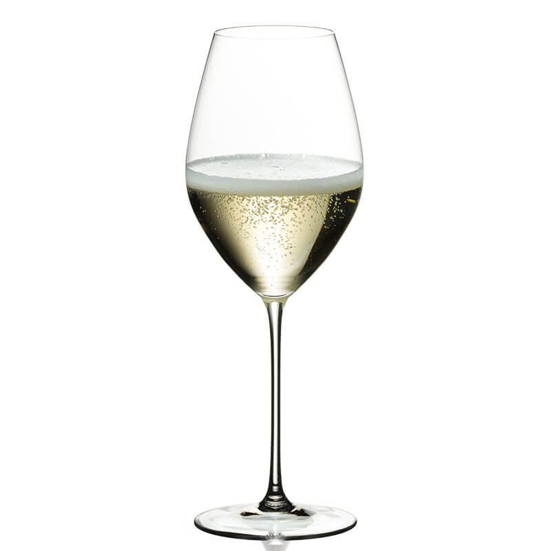 65 Cl Riedel Veritas Calice Flute In Vetro Soffiato Set 2 Pezzi