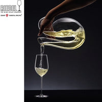 39 5 Cl Riedel Veritas Calice Vino Bianco Riesling In Vetro Soffiato Set 2 Pezzi