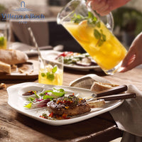 30 9X28 8 Cm Villeroy And Boch Bbq Passion Piatto Bistecca In Porcellana Set 2 Pz