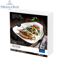 30 9X28 8 Cm Villeroy And Boch Bbq Passion Piatto Bistecca In Porcellana Set 2 Pz