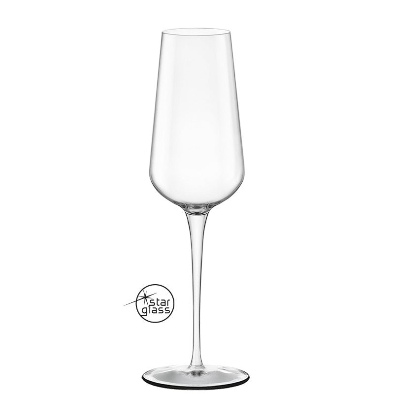28 5 Cl Bormioli Rocco Inalto Uno Calice Flute In Vetro Set 6 Pezzi