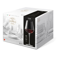 64 Cl Bormioli Rocco Inalto Uno Calice Vino Rosso In Vetro Set 6 Pezzi